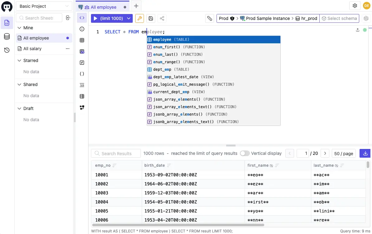 bb-sql-editor